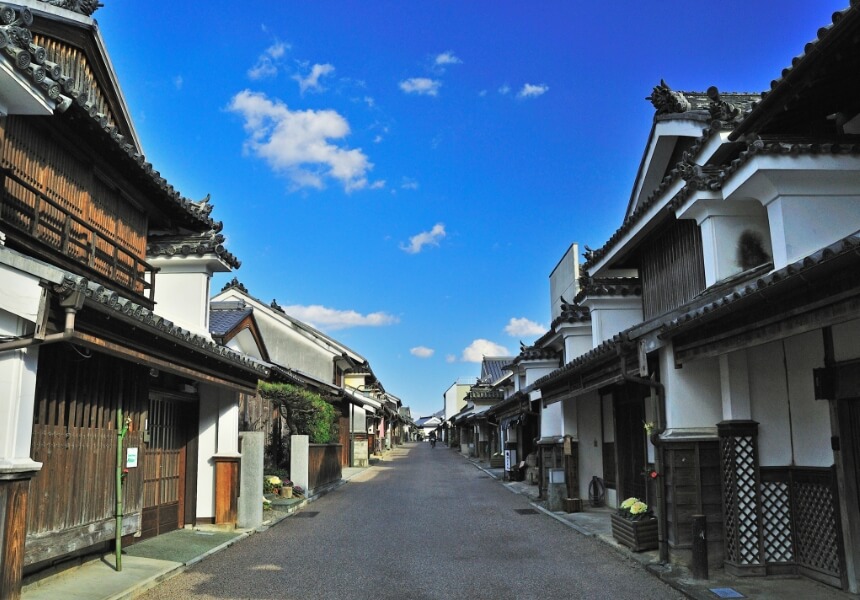 Edo Era Castle Town of Wakimachi Shikoku Japan