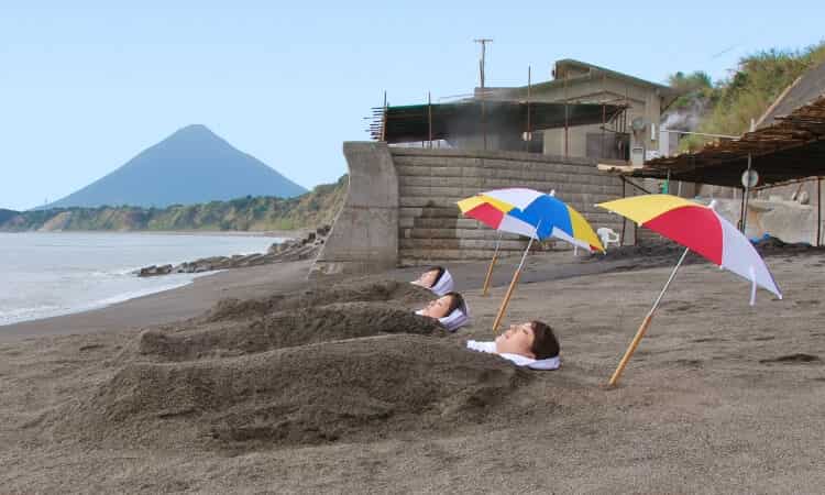 Sand Bath at Healthy Land Ibusuki Japan