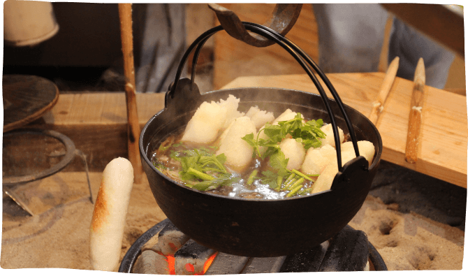 Hotpot Soup in Akita Japan