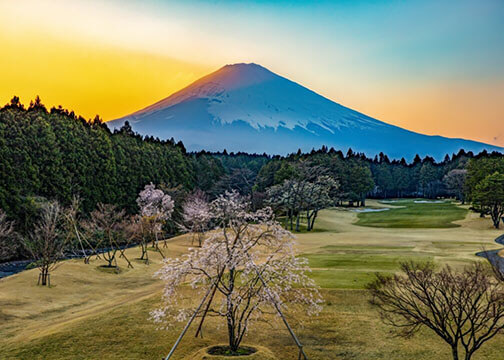 Golfing with Mount Fuji View