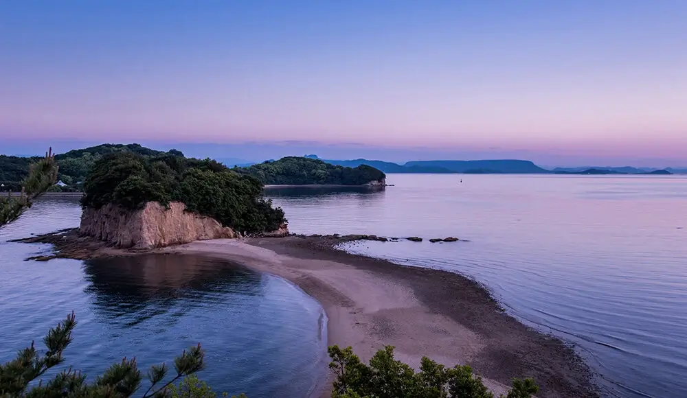 Angel Road Connecting Shodoshima and Three Islets